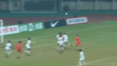 U17国足1-0卡塔尔，何思凡弧线球破门